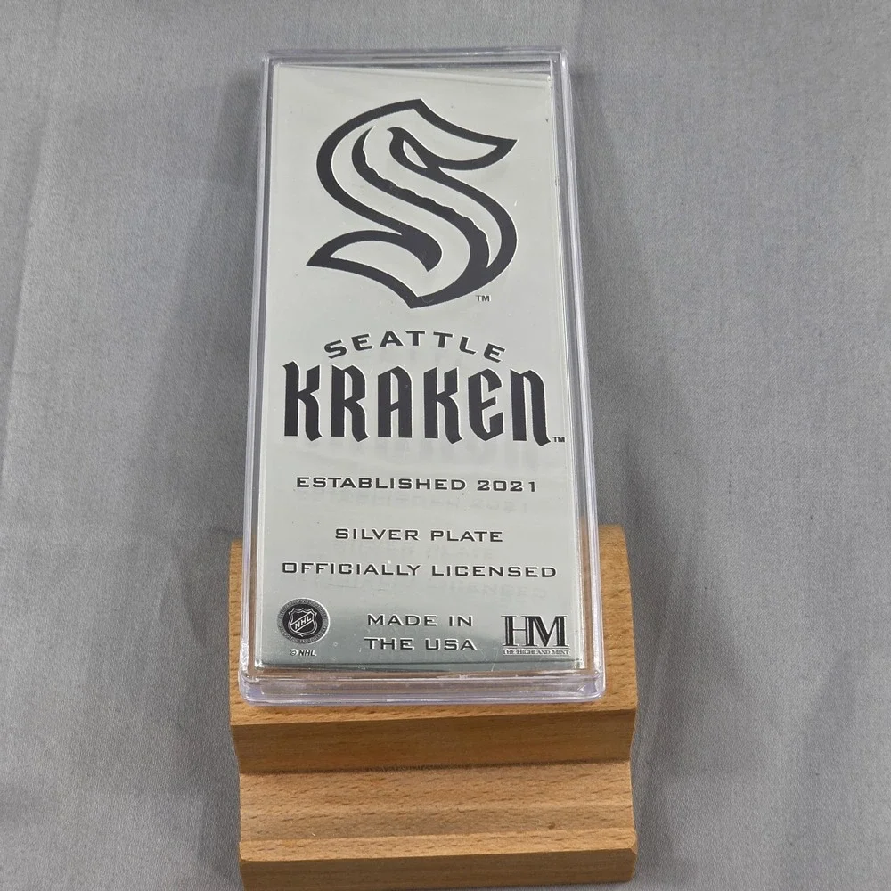Seattle Kraken First Home Inaugural Game‎ Opening Night Silver Ticket Vs Canucks